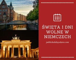 Świeta i dni wolne w Niemczech