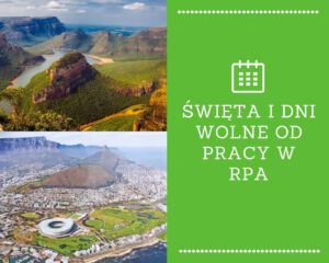 Święta i dni wolne od pracy w RPA