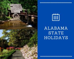 Alabama State Holidays