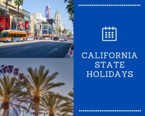 California State Holidays