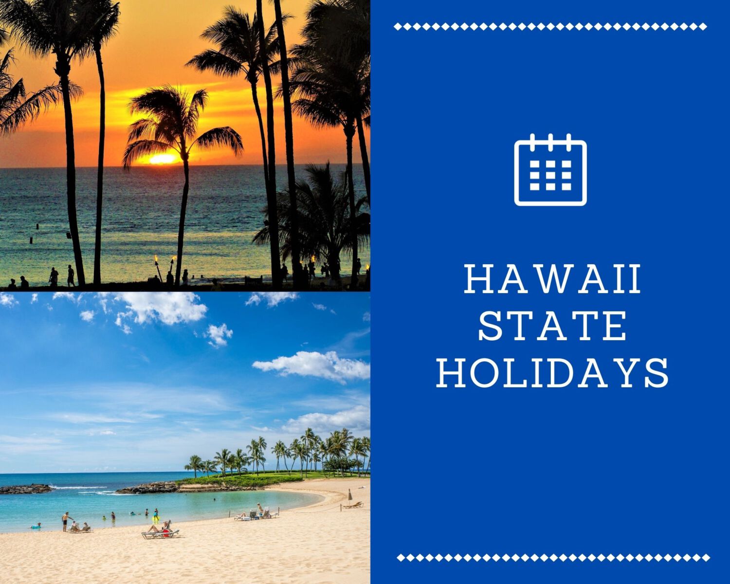 Hawaii (HI) State Holidays [year]