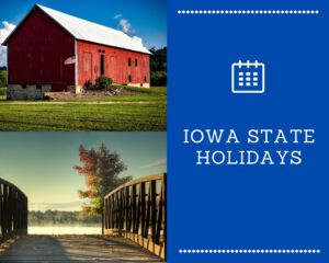 Iowa State Holidays