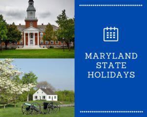 Maryland State Holidays