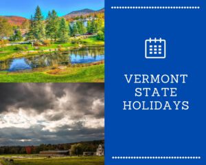Vermont State Holidays