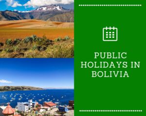 Public Holidays in Bolivia