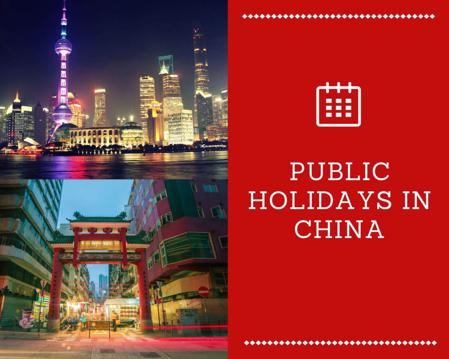 Public Holidays in China in [year]
