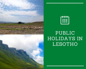 Public Holidays in Lesotho